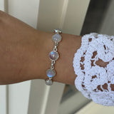 White Moonstone Bracelet