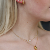 Molten Necklace in Gold