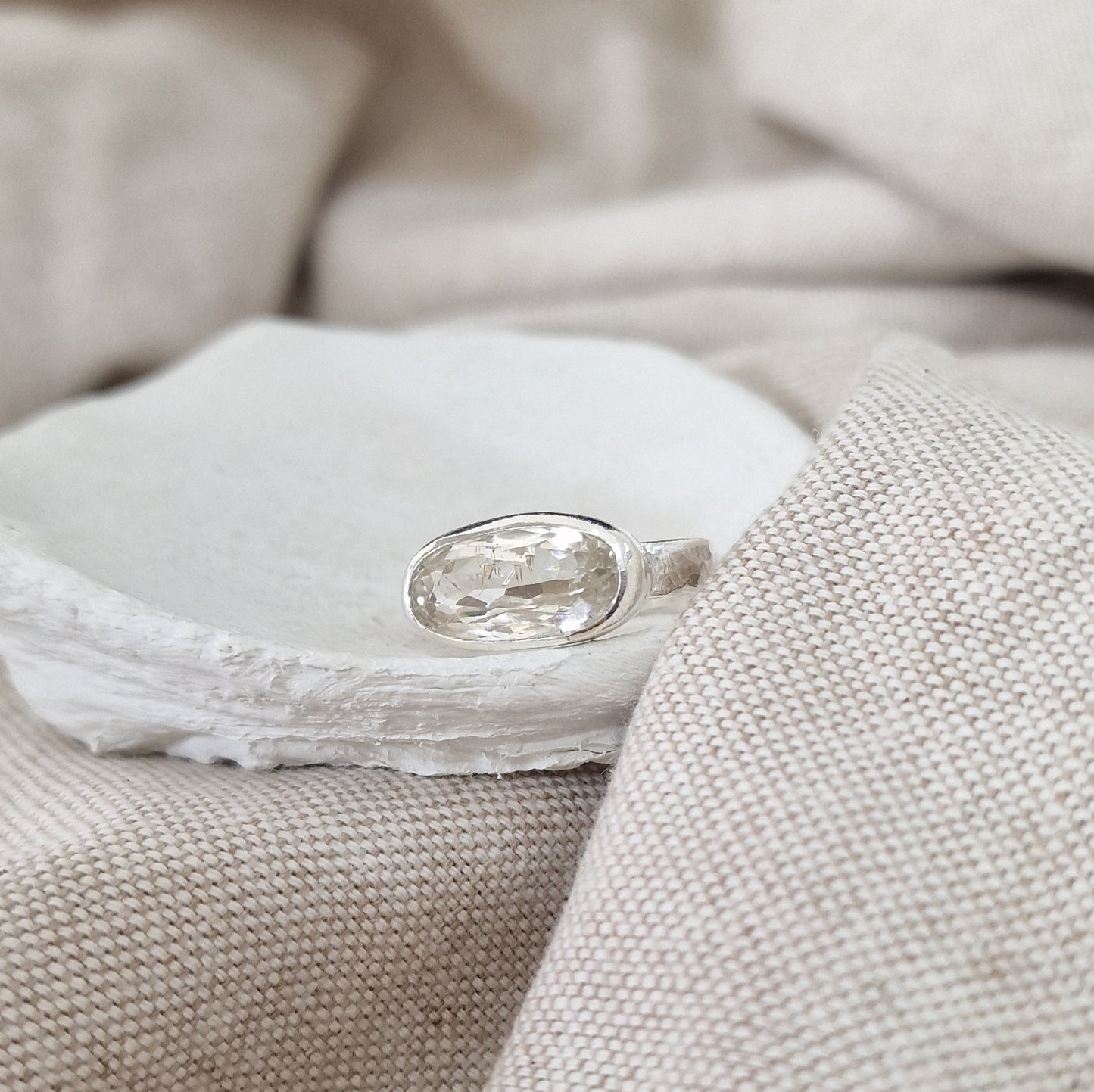 Florence Lemon Quartz Treasure Ring