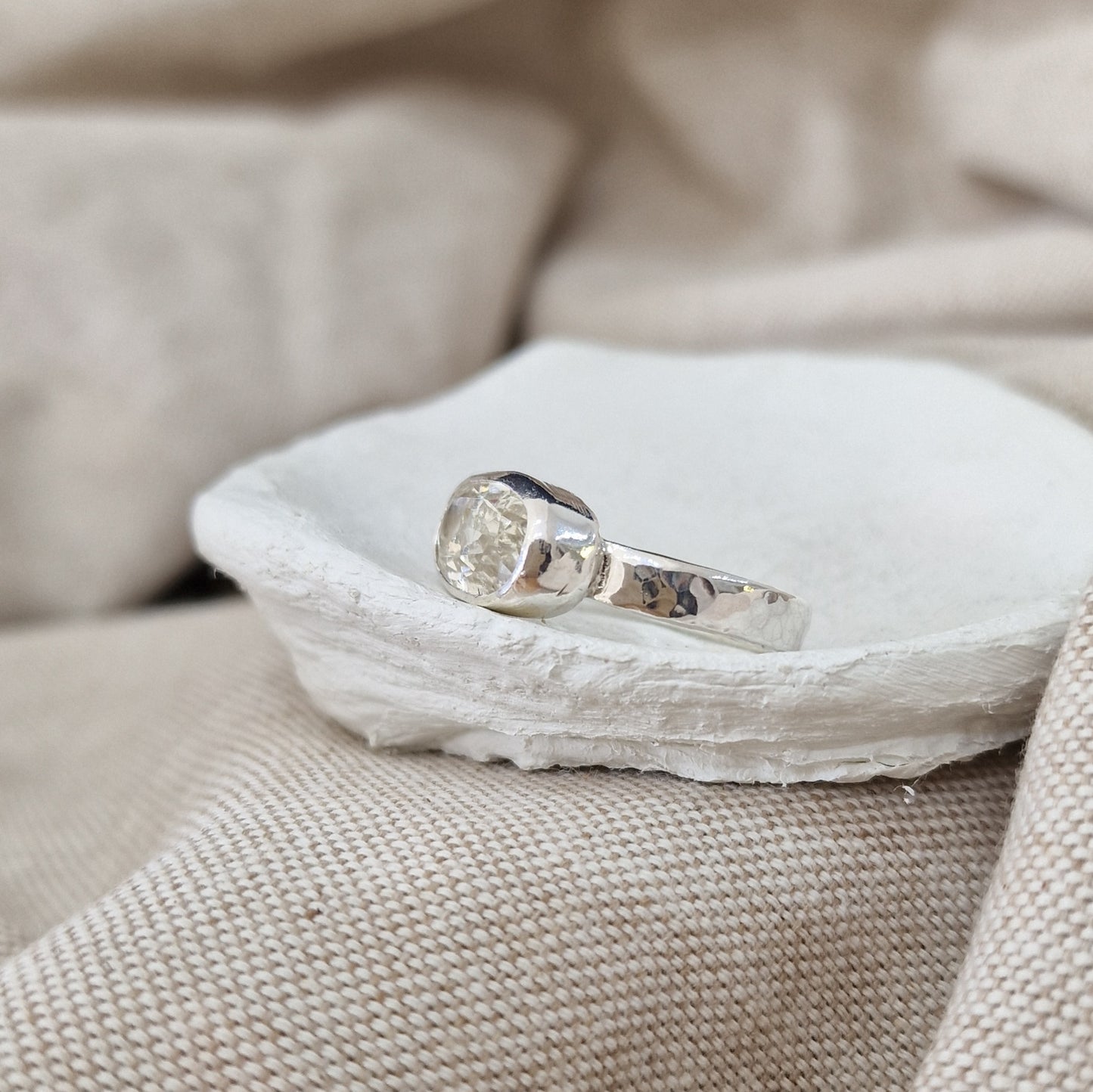 Florence Lemon Quartz Treasure Ring