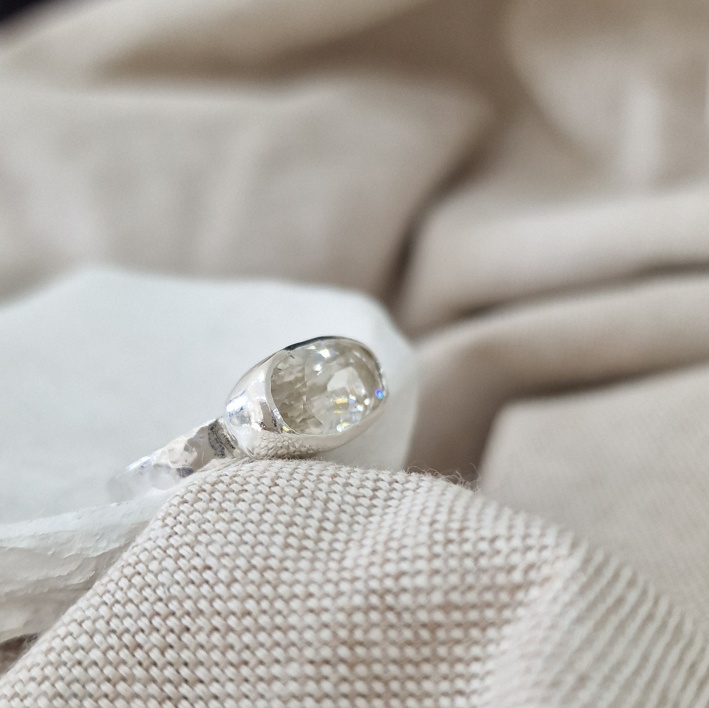Florence Lemon Quartz Treasure Ring