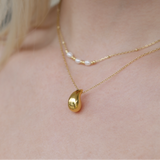 Molten Necklace in Gold