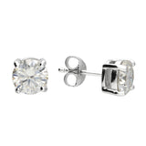1ct Moissanite Stud Earrings