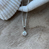 1ct Moissanite Solitaire Necklace