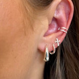 Gothic Cross Stud Earrings