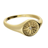 Compass Ring in Gold