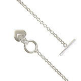 Mini Heart T-Bar Necklace