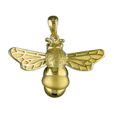 Bumble Bee Necklace in Gold