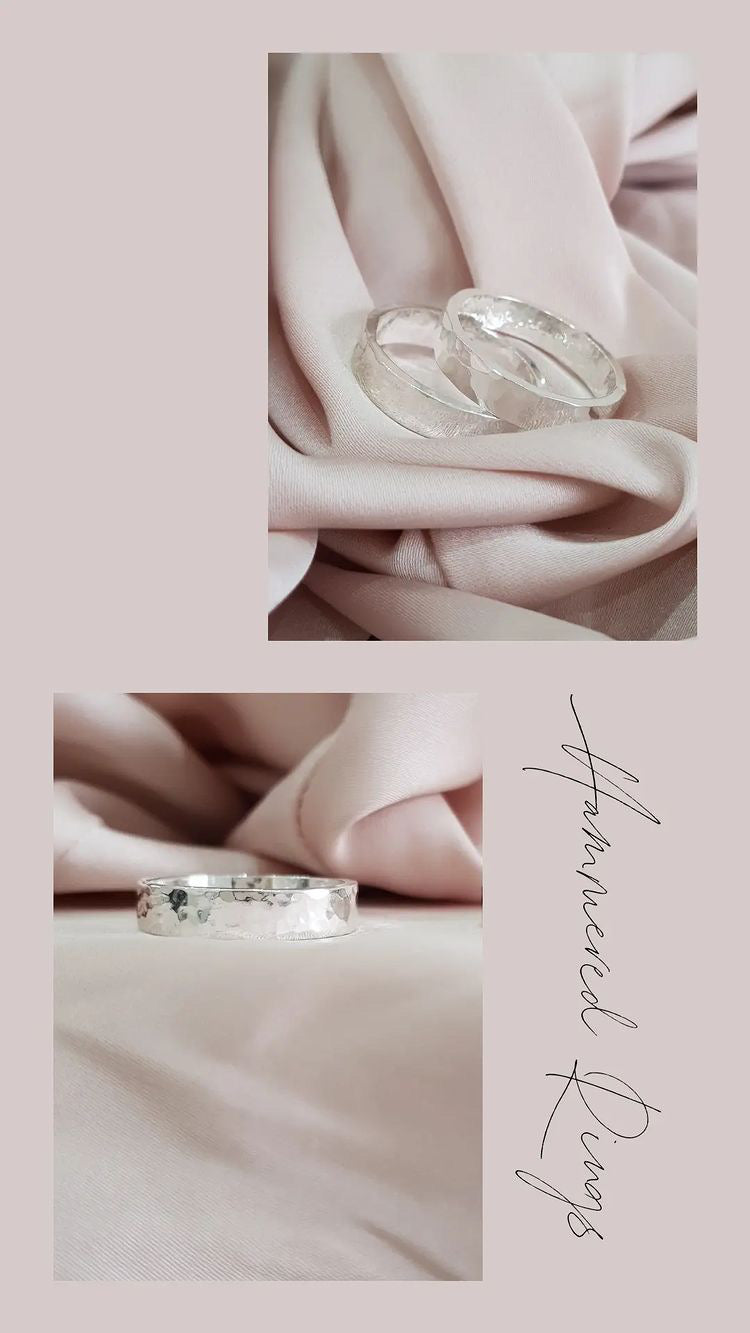 Signature Hammered Band Ring