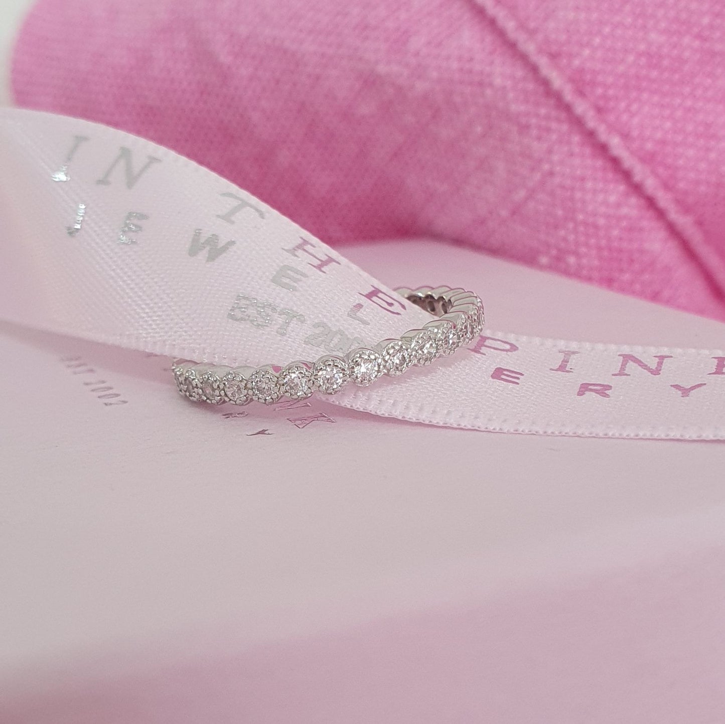 Full Eternity CZ Ring
