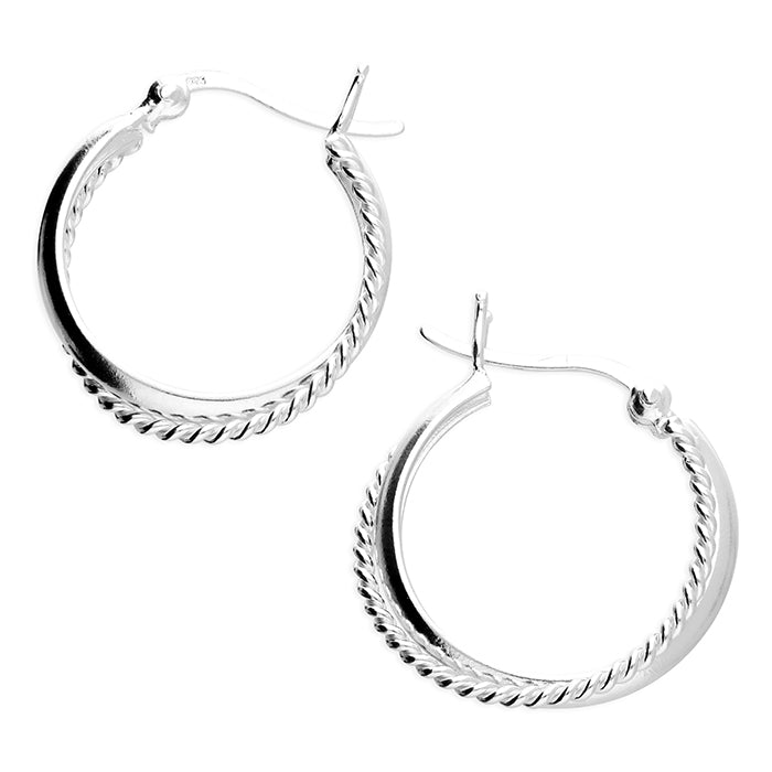 Twisted Hoop Earrings