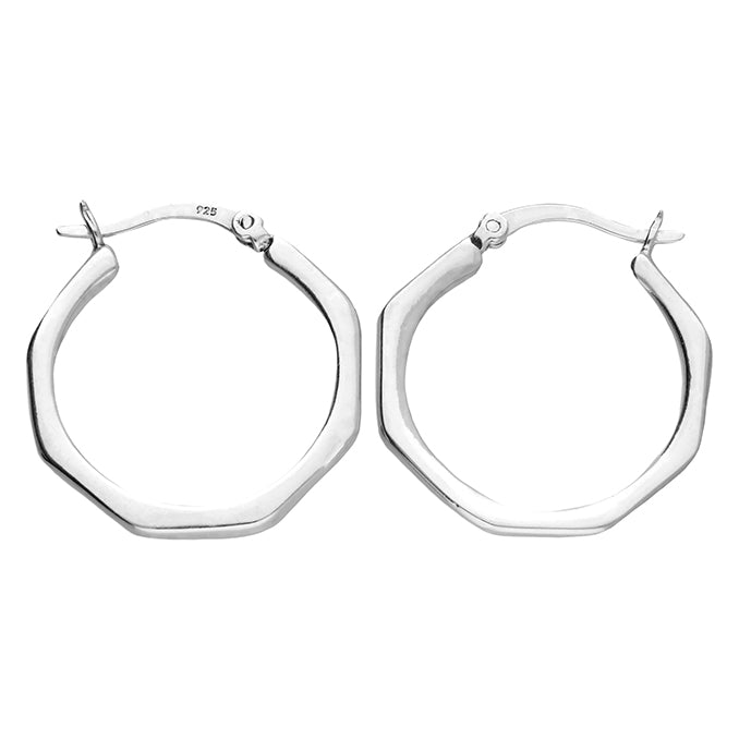 Bamboo Hoop Earrings
