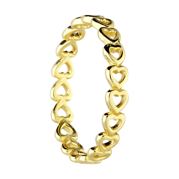 A&A Heart Band Ring