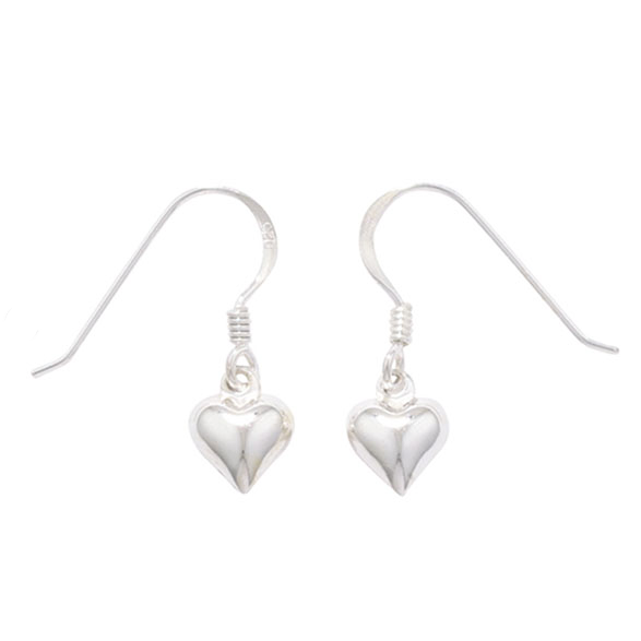 Mini Heart Drop Earrings