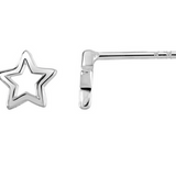 Open Star Studs