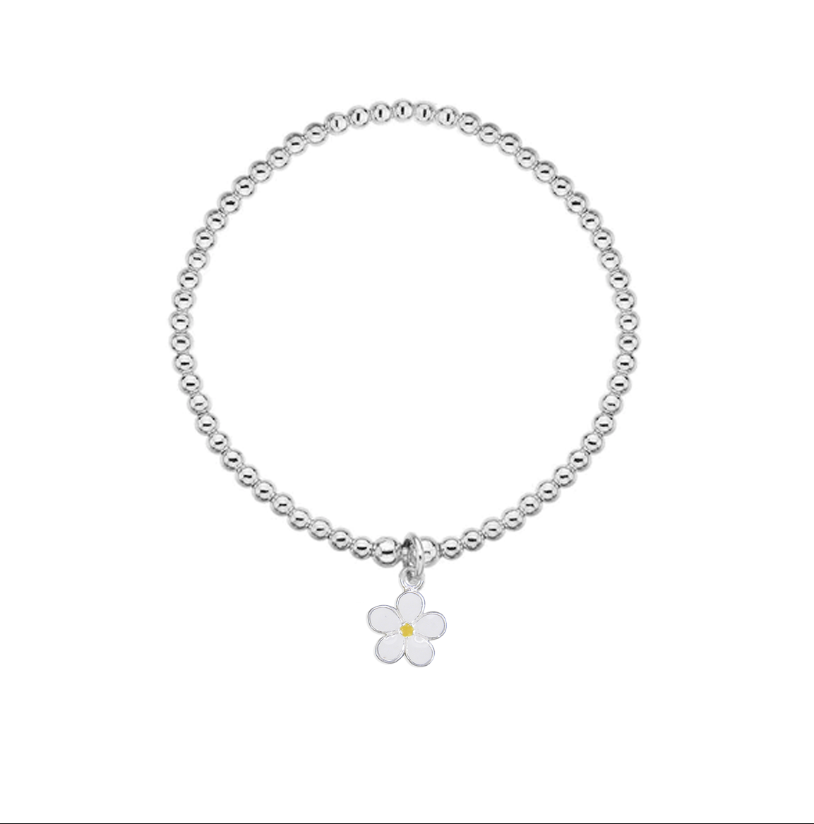 Enamel Daisy Bracelet