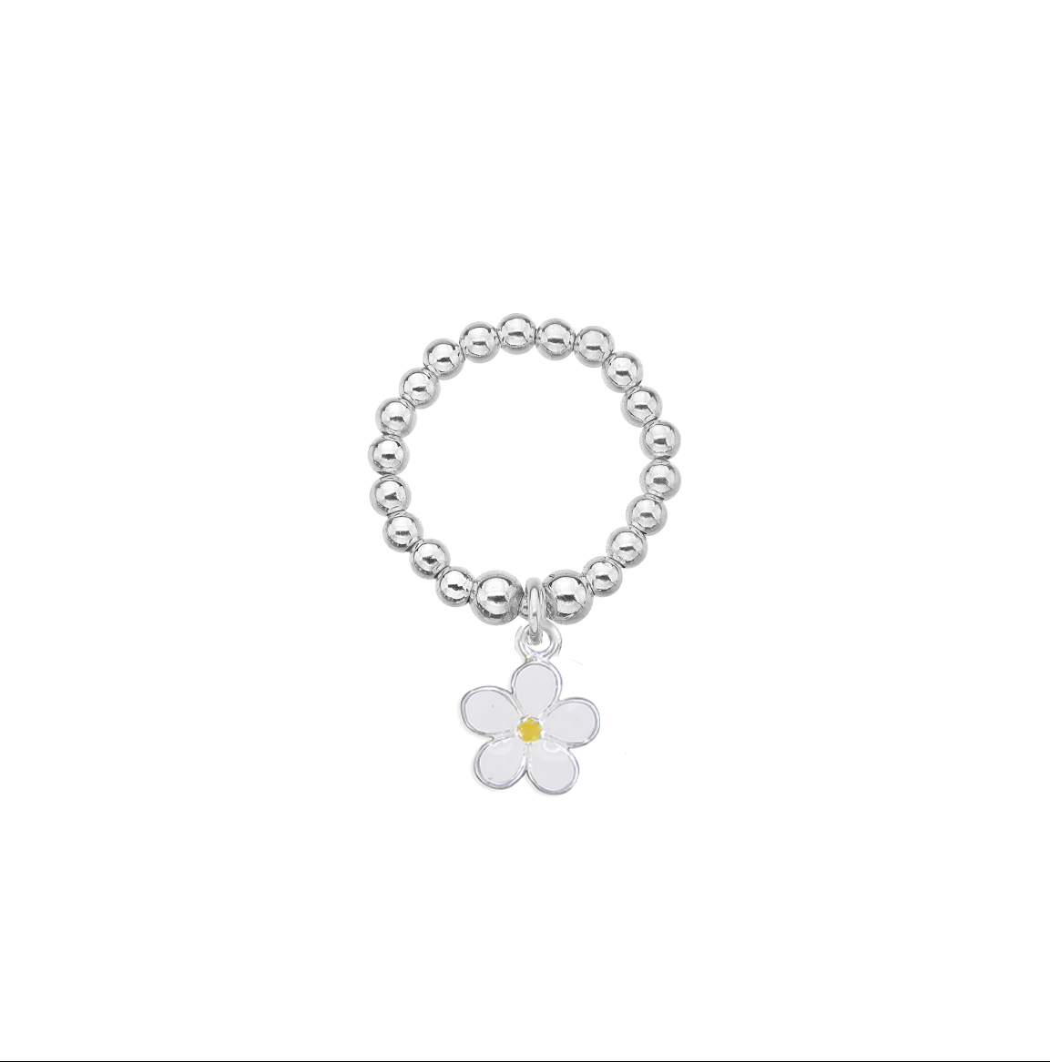 Bella Enamel Daisy Ring
