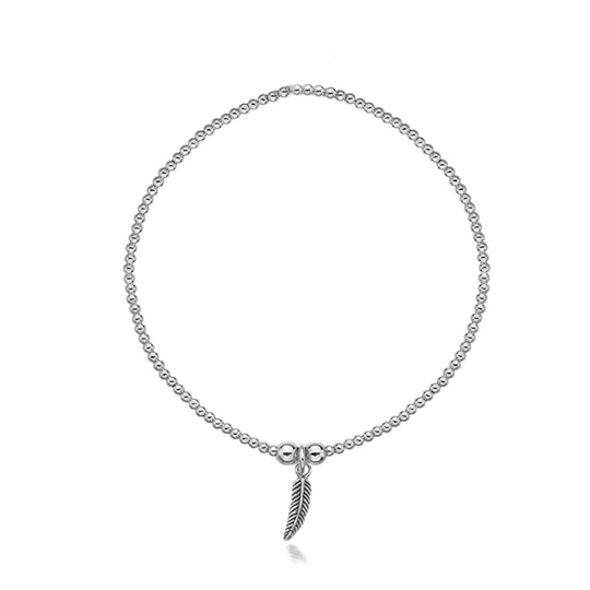 Faith Feather Bracelet