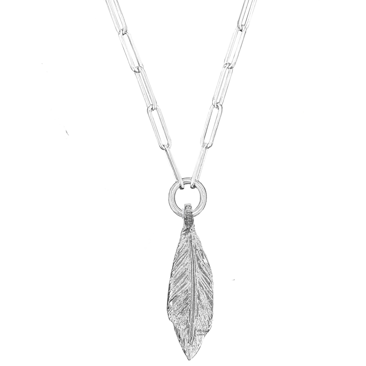 Signature Maxi Feather Trace Chain