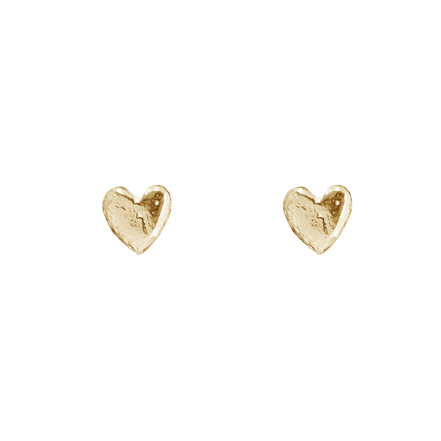 Signature Gold Teeny Heart Studs