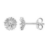 Silver Daisy Studs