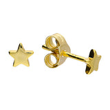 Mini Star Studs in Gold