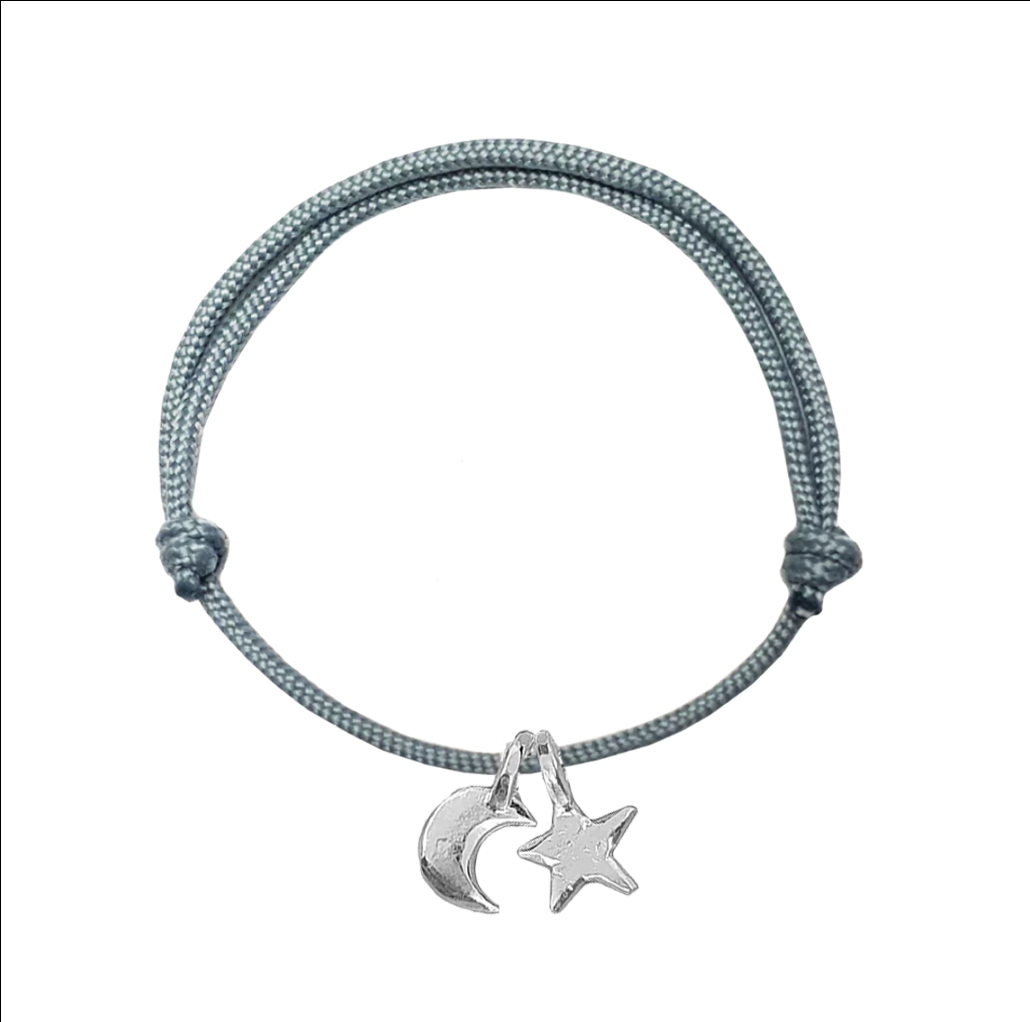 Signature Moon and Star Rope Bracelet
