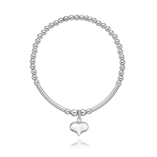 Paris Heart Tube Bracelet