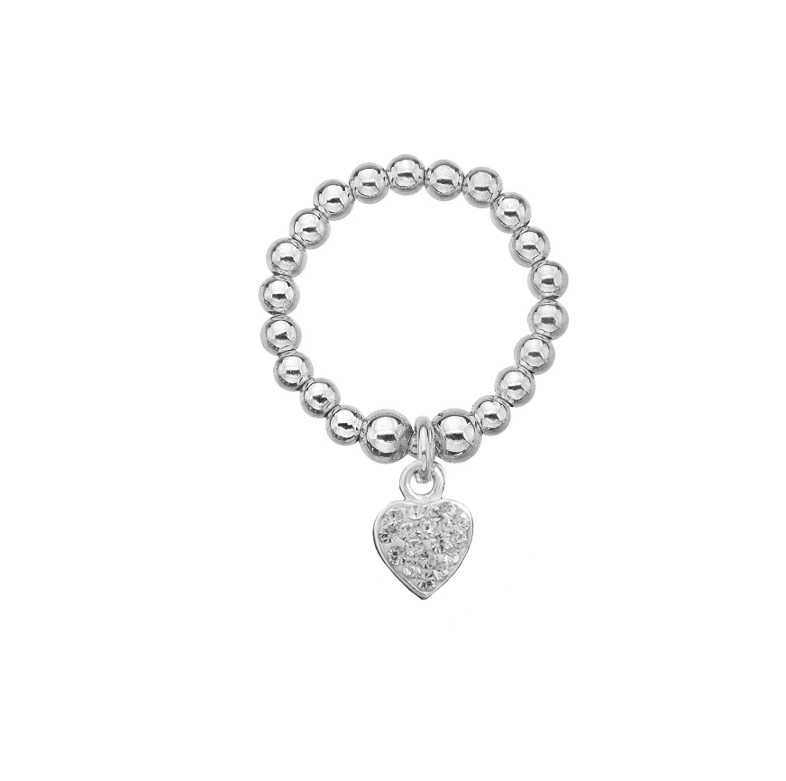 Sparkle & 2025 hearts ring