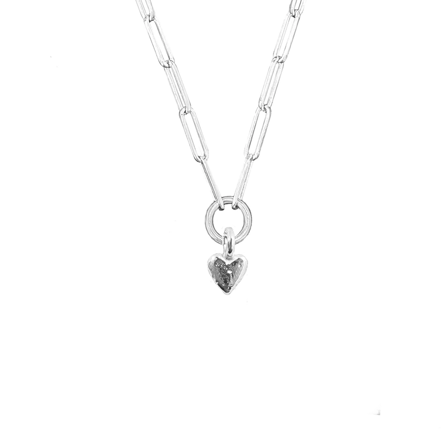 Signature Teeny Heart Trace Chain