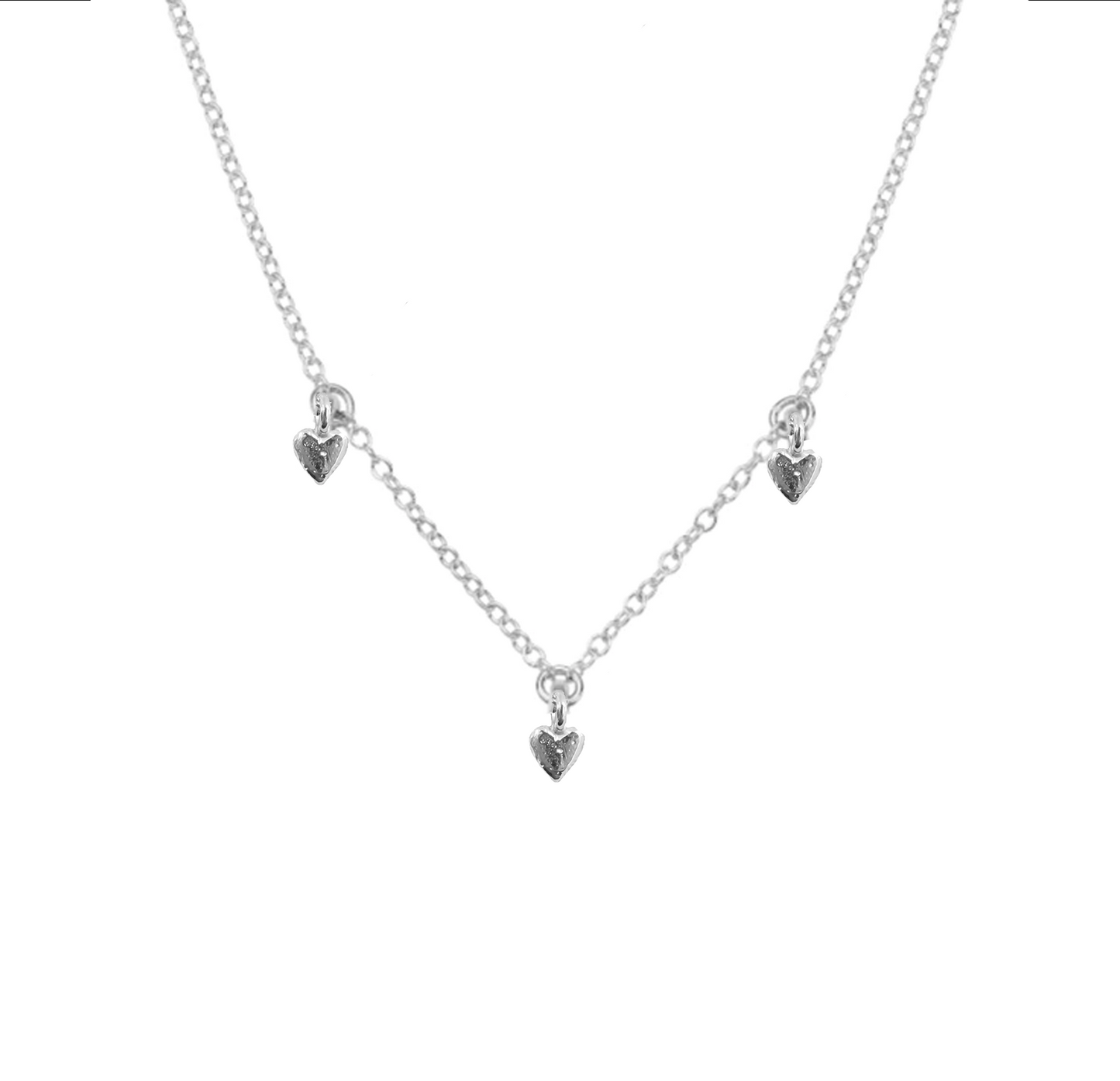 Signature Triple Teeny Heart Necklace