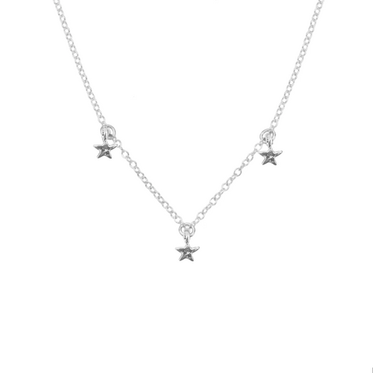 Signature Triple Teeny Star Necklace