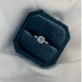 Blue Topaz Solitaire Ring