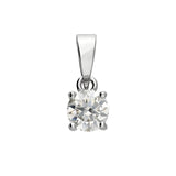 1ct Moissanite Solitaire Necklace