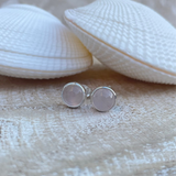 Rose Quartz Studs