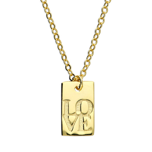 LOVE Tag Necklace