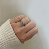 Blue Topaz Solitaire Ring