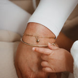 Signature 9ct Gold Teeny Heart Fine Trace Bracelet