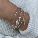 Pearl Paperclip Bracelet