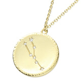 Star Sign Constellation Necklace in Gold