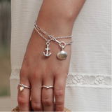 Signature Midi Cockle Shell Trace Bracelet