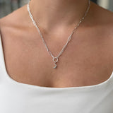 Signature Teeny Moon Trace Chain