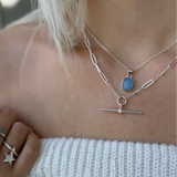 Signature T-Bar Trace Chain Necklace