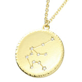 Star Sign Constellation Necklace in Gold