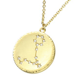 Star Sign Constellation Necklace in Gold