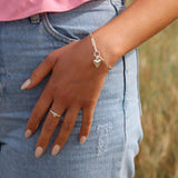 Signature Midi Amore Heart Trace Bracelet