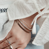 Signature Hammered Stacking Bangle