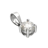 1ct Moissanite Solitaire Necklace