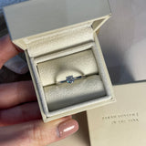 0.5ct Moissanite Solitaire Ring