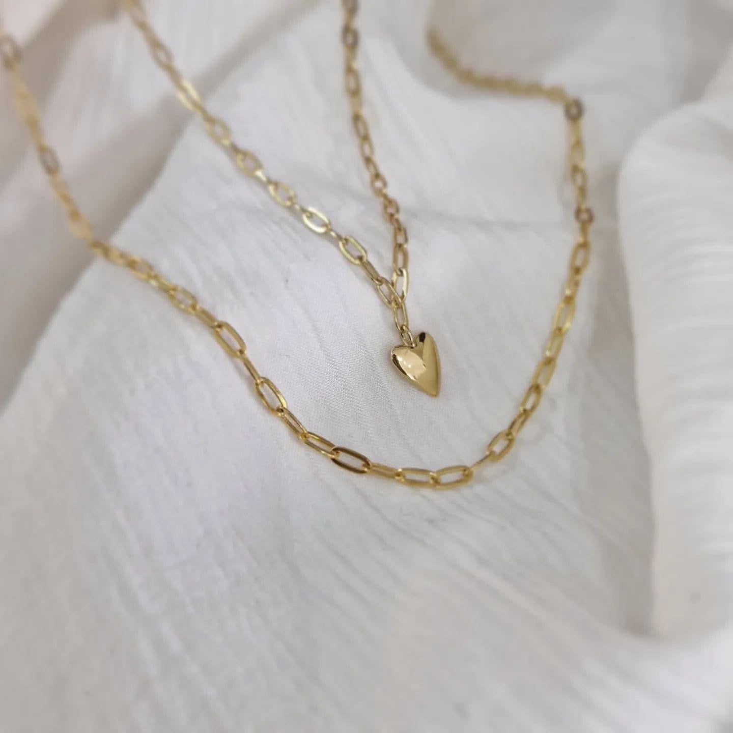 Baby Heart Trace Necklace
